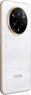 realme 14 pro plus 5g hvid bagside højre side