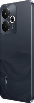 realme 14T 5G zwart achterkant linkerzijkant