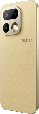 realme 16 Pro 5G gold back left side