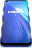 realme 6 sininen etupuolella pohja