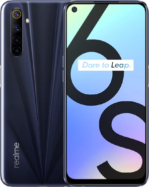 realme 6S zwart overzicht
