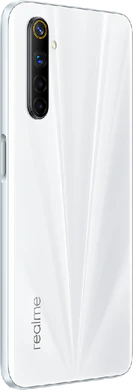 realme 6S wit achterkant rechterzijkant