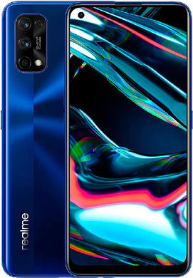 realme 7 Pro blå Översikt