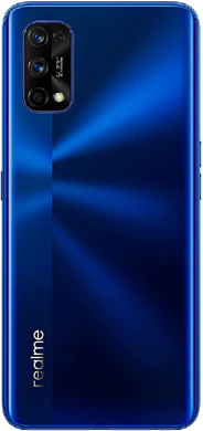 realme 7 Pro blå tillbaka