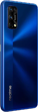realme 7 Pro blå tillbaka höger sida