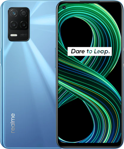 realme 8 5G blue overview realme 8 5G blue overview