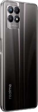 realme 8i zwart achterkant rechterzijkant
