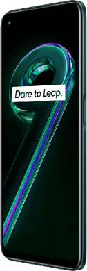 realme 9 Pro 5g groen voorkant rechterzijkant