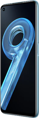 realme 9i blue front right side