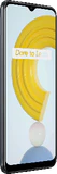 realme C21 zwart voorkant linkerzijkant