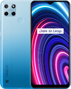 realme C25Y blau Übersicht