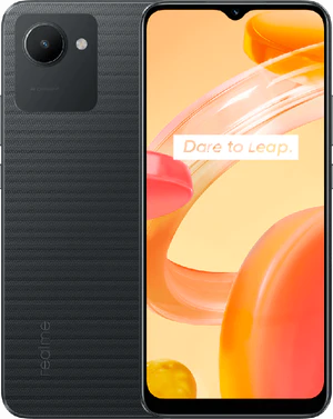 realme C30 black overview