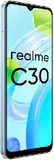 realme C30 blue front left side