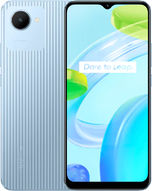 realme C30 blue overview