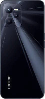realme C35 svart tillbaka