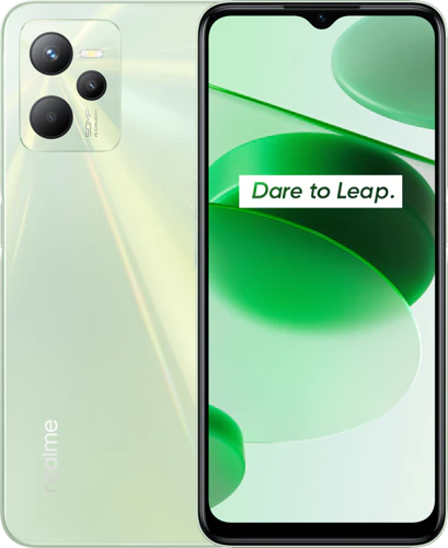 realme C35 green overview
