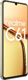 realme C61 gold front left side
