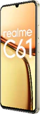 realme C61 gold front right side