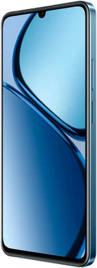 realme C63 blue front right side