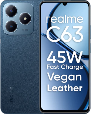 realme C63 blue overview
