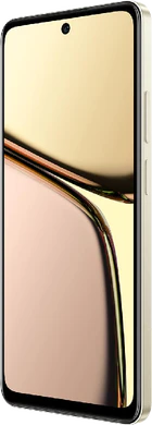 realme C65 gold front right side