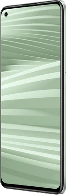 realme GT 2 verde copertina frontale lato destro