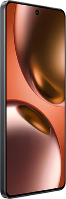 realme GT 7 svart front vänster sida