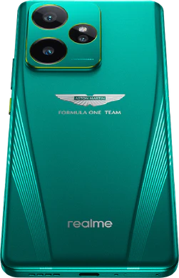 realme GT 7 Dream Edition groen achterkant onderkant