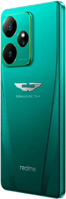 realme GT 7 Dream Edition groen achterkant linkerzijkant