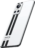 realme GT neo 3 150W bianco indietro lato sinistro in basso aslant