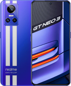 realme GT neo 3 blauw overzicht