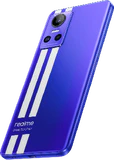 realme GT neo 3 blauw achterkant linkerzijkant schuin