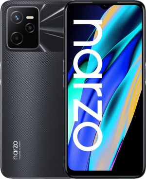 realme narzo 50A Prime zwart overzicht