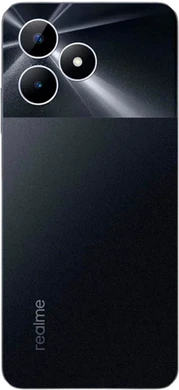 realme Note 50 svart tillbaka