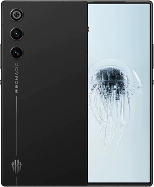 Redmagic 10 Air svart oversikt foran bak side n