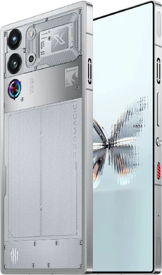 Redmagic 10 Pro moonlight wit overzicht schuin