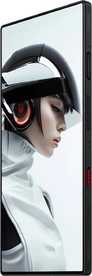 Redmagic 9 Pro sleet grijs voorkant rechterzijkant