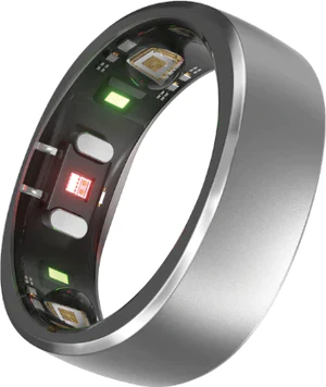 RingConn gen1 silver tilted ed