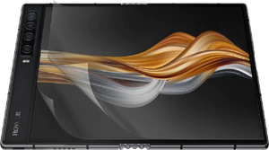 Royole FlexPai 2 zwart voorkant geopend schuin