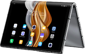 Royole FlexPai 2 grijs half geopend