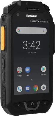 RugGear RG530 zwart voorkant linkerzijkant