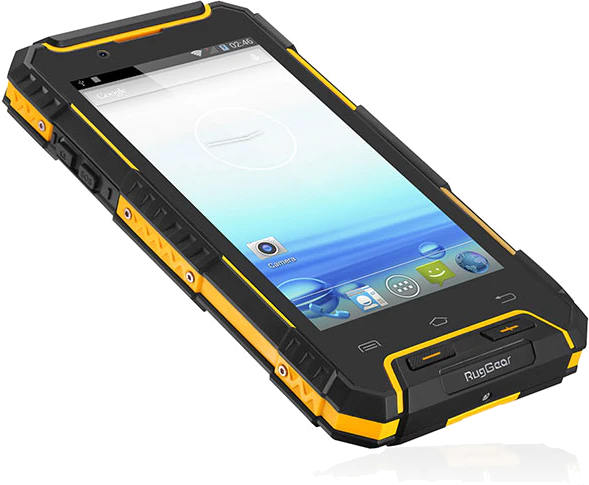 RugGear RG600 linkerzijkant onderkant schuin