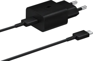 Samsung 15W Power Adapter musta with cable