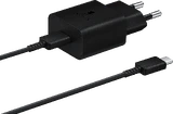 Samsung 15W Power Adapter musta with cable