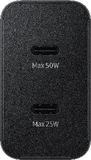Samsung 50W Duo Power Adapter zwart bovenkant