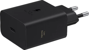 Samsung 60W Power Adapter black top side tilted ed