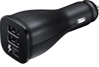 Samsung Adaptive Fast Charging Dual-Port Vehicle Charger (LN920) Black