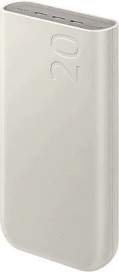 Samsung battery pack 20000mah gelb Vorderseite rechte Seite Unterseite