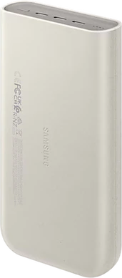 Samsung battery pack 20000mah gelb Rückseite linke Seite Unterseite