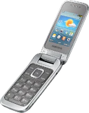 Samsung C3590 silver Öppnad snett